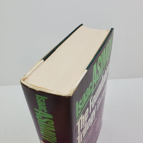 Isaac Asimov Foundation Trilogy Book Misprint BCE 1982 HCDJ Sci-Fi Classics - Picture 11 of 12